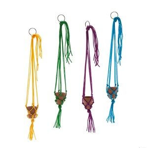 Mini Macrame Planter Craft Kit - Makes 12